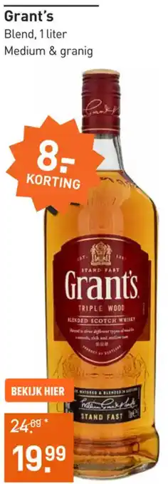 Gall & Gall Grant's Blend, 1 liter aanbieding