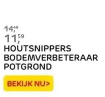 Praxis HOUTSNIPPERS BODEMVERBETERAAR POTGROND aanbieding