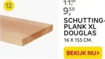 Praxis SCHUTTINGPLANK XL DOUGLAS 16 x 155 cm aanbieding