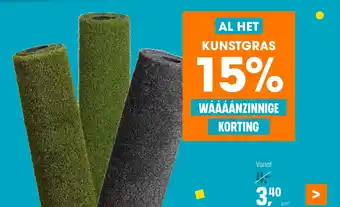 Kwantum KUNSTGRAS aanbieding