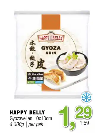 Amazing Oriëntal HAPPY BELLY Gyozavellen 10x10cm aanbieding