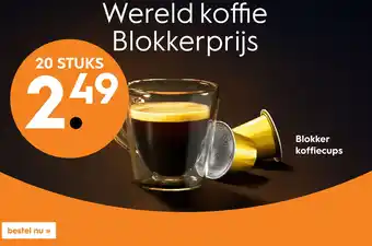 Blokker Blokker koffiecups aanbieding