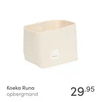 Baby & Tiener Koeka runa opbergmand aanbieding