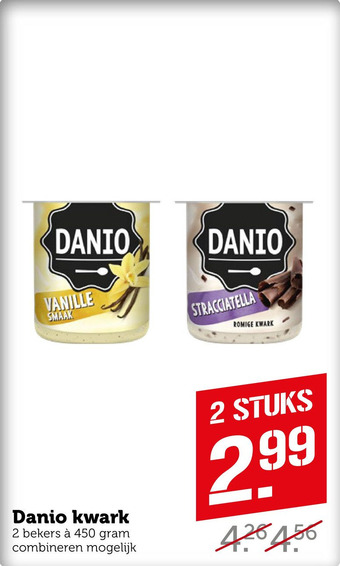 Coop Danio kwark aanbieding
