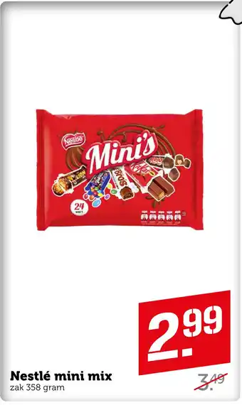 Coop Nestlé mini mix aanbieding