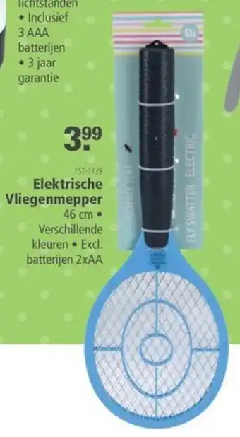 Marskramer Elektrische Vliegenmepper 46cm aanbieding