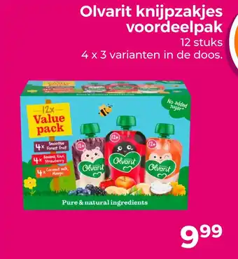 Trekpleister Olvarit knijpzakjes voordeelpak aanbieding