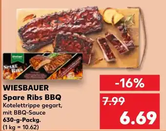 Kaufland DE WIESBAUER Spare Ribs BBQ aanbieding