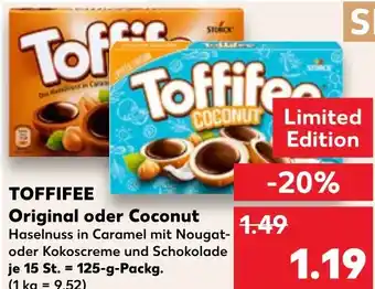 Kaufland DE TOFFIFEE Original oder Coconut aanbieding