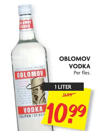 Dekamarkt OBLOMOV VODKA aanbieding