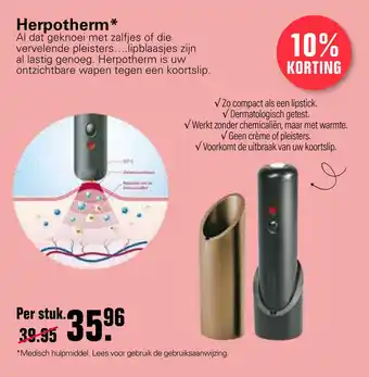 De Online Drogist Herpotherm* aanbieding