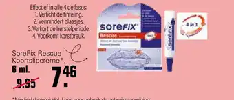 De Online Drogist SoreFix Rescue Koortslipcrème*, aanbieding