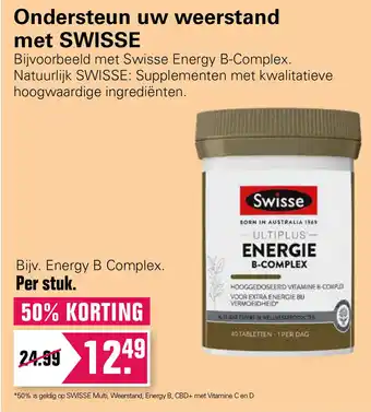 De Online Drogist Ondersteun uw weerstand met SWISSE aanbieding