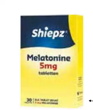 De Online Drogist Shiepz Melatonine' aanbieding