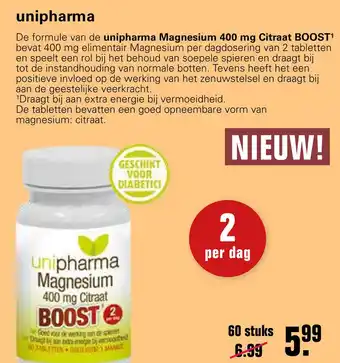 De Online Drogist unipharma aanbieding