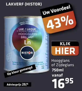 De voordeelmarkt LAKVERF (HISTOR) aanbieding