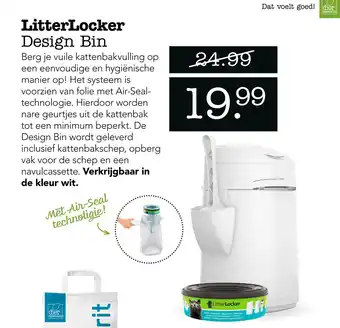 Dierspecialist LitterLocker Design Bin aanbieding