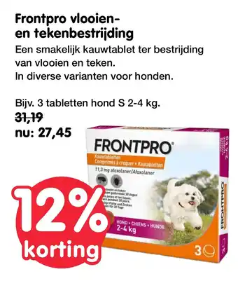 Jumper Frontpro vlooien en Tekenbestrijding aanbieding