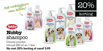 Dierspecialist Nobby shampoo SII aanbieding