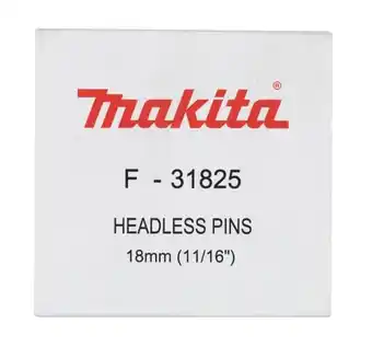 Bol.com Makita F-31838 Pin gegalvaniseerd - 06x25mm (10.000st) aanbieding