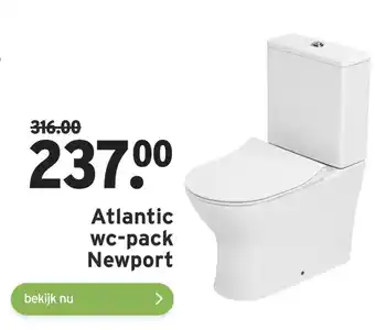 GAMMA Atlantic wc-pack WC Newport aanbieding