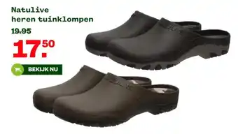 Welkoop Natulive heren tuinklompen aanbieding