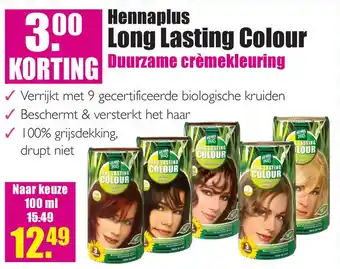 Gezond & Wel Hennaplus Long Lasting Colour aanbieding