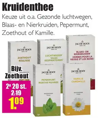 Gezond & Wel Kruidenthee aanbieding