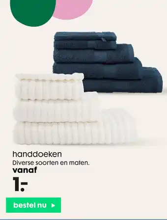 HEMA Handdoeken aanbieding