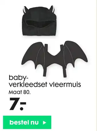 HEMA Babyverkleedset vleermuis aanbieding