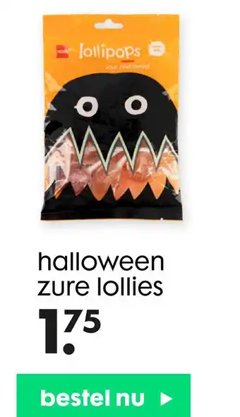 HEMA Halloween zure lollies aanbieding