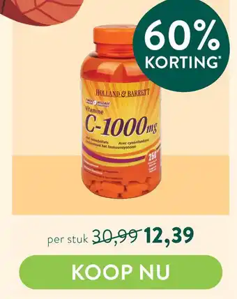 Holland & Barrett C-1000mg aanbieding