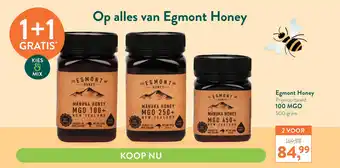 Holland & Barrett Op alles van Egmont Honey aanbieding