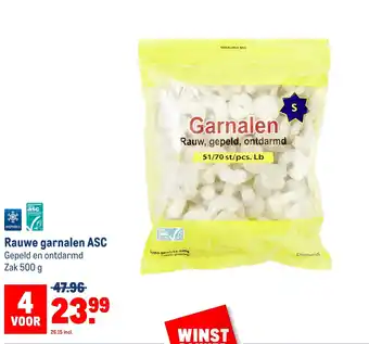 Makro Rauwe garnalen ASC aanbieding