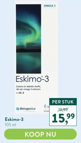 Holland & Barrett Eskimo-3 105 ml aanbieding