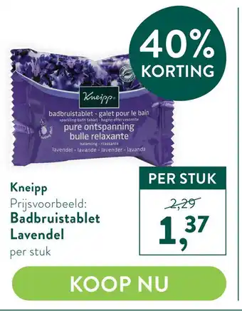 Holland & Barrett Kneipp aanbieding