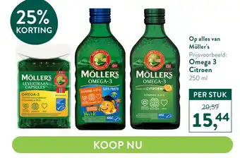 Holland & Barrett Op alles van Möller's aanbieding