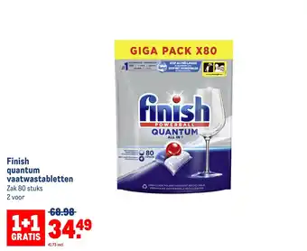 Makro Finish quantum vaatwastabletten aanbieding