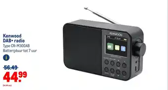 Makro Kenwood DAB+ radio aanbieding