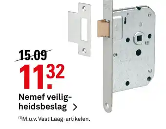 Karwei Nemef veiligheidsbeslag aanbieding