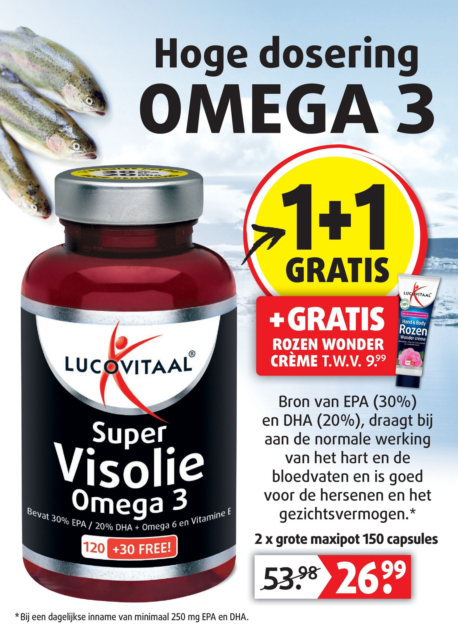 Lucovitaal Super visolie omega - Nu € 34,99 - Medicijnen.nl