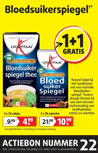 Lucovitaal Bloedsuikerspiegel aanbieding