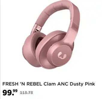 MediaMarkt FRESH 'N REBEL Clam ANC Dusty Pink aanbieding