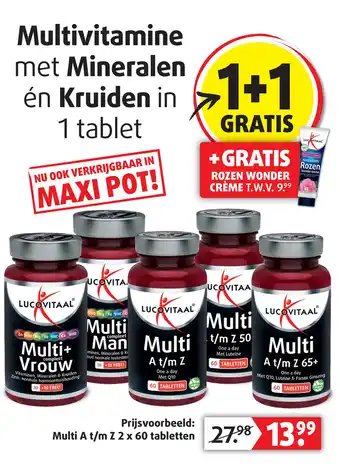 Lucovitaal Diverse soorten Multivitamine aanbieding