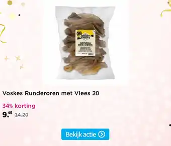 Plein.nl Voskes Runderoren met Vlees 20 aanbieding