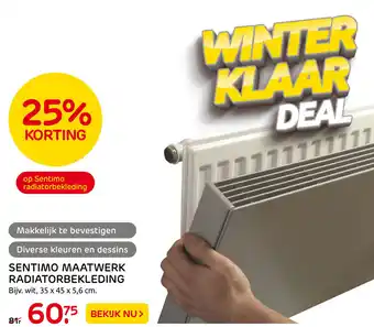 Praxis SENTIMO MAATWERK RADIATORBEKLEDING aanbieding