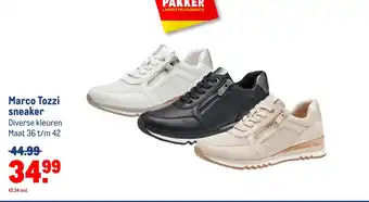 Makro Marco Tozzi sneaker aanbieding