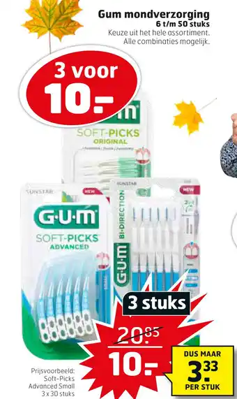 Trekpleister Gum mondverzorging aanbieding