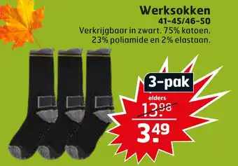 Trekpleister Werksokken aanbieding