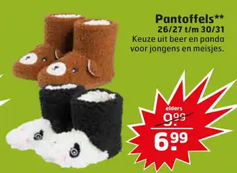 Trekpleister Pantoffels** aanbieding